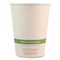 Cups and Lids | World Centric CUSU12 12 oz. NoTree Paper Hot Cups - Natural (1000/Carton) image number 0