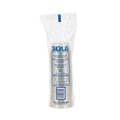 Cups and Lids | SOLO SDL58-0090 5 oz-8 oz SoloServe Dome Cup Plastic Lids - Clear (1000/Carton) image number 2