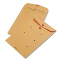 Envelopes & Mailers | Quality Park QUA63564 10 x 15 31-Entries String/Button Interoffice Envelope - Brown Kraft (100/Carton) image number 2