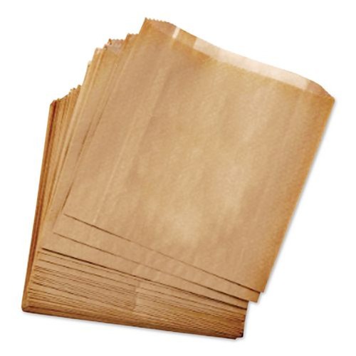 Food Wraps | HOSPECO HS-6141 10-1/2 in. x 9.38 in. Waxed Kraft Liners - Brown (250/Carton) image number 0