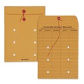Envelopes & Mailers | Quality Park QUA63462 9 x 12 31-Entries String/Button Interoffice Envelope - Brown Kraft (100/Carton) image number 0