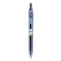 Pens | Pilot 31622 B2P Bottle-2-Pen Fine 0.7 millimeter Retractable Recycled Gel Pen - Purple Ink/Translucent Blue Barrel (1-Dozen) image number 1