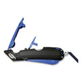 Box Cutters & Utility Knives | Cosco 091508 Easycut 6 in. Plastic Handle Cutter Knife with Self-Retracting Safety-Tipped Blade - Black/Blue image number 2