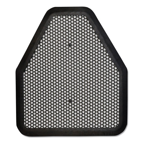 Odor Control | TOLCO 220206 20.75 in. x 18.5 in. Urinal Mat - Black (6/Carton) image number 0
