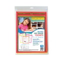 Report Covers & Pocket Folders | C-Line 40810 Reusable 9 in. x 12 in. Dry Erase Pockets - Assorted Neon Colors (10/Pack) image number 0
