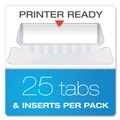 Just Launched | Pendaflex 04152 1/5 RED 1/5-Cut Tabs Colored Reinforced Hanging Letter Folders - Red (25/Box) image number 5