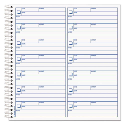 Retail Store Supplies | TOPS 44165 1400 Forms Total One-Part (No Copies) 4 in. x 1.14 in. Voice Mail Message Book image number 0