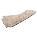 Mops | Rubbermaid Commercial FGQ80500WH00 18 in. Flow Nylon Flat Mop - White (6/Carton) image number 1