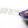Erasers & Correction Supplies | Paper Mate Liquid Paper 6137406 0.17 in. x 472 in. DryLine Non-Refillable Correction Tape - Green/Purple Applicators (10/Pack) image number 3