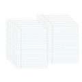 Notebooks & Pads | Universal UNV11000 8.5 in. x 11 in. Glue Top Pads - Legal Rule, White (1 Dozen) image number 0