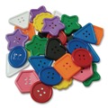 Arts & Crafts Supplies | Creativity Street PAC6120 1 lb Plastic Button Assortment - Assorted Colors/Shapes/Sizes (1/Pack) image number 2