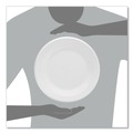  | Dart 10PWCR 10.25 in. Diameter Concorde Foam Plate - White (4 Packs/Carton) image number 5