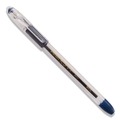 Pens | Pentel BK91-C 1 mm R.S.V.P. Ballpoint Pen - Medium/Blue Ink/Clear/Blue Barrel (1-Dozen) image number 3