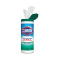 Disinfectants | Clorox 01593 1-Ply Disinfecting Wipes - Fresh Scent, White (35/Canister, 12 Canisters/Carton) image number 1