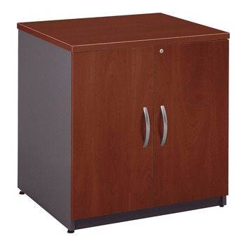  | Bush WC24496A Series C Collection 30W Storage Cabinet - Graphite Gray/Hansen Cherry