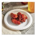  | Chinet 81209 9 in. Heavyweight Plastic Plates - White (125/Pack, 4 Packs/Carton) image number 2