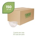  | Eco-Products EP-SB32 32 oz. Renewable and Compostable Salad Bowls with Lids (150/Carton) image number 3