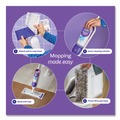 Office & Office Supplies | Swiffer 80714901 15.4 in. x 5.3 in. White/Purple Cloth Head PowerMop Starter Kit and 26 in. Silver Aluminum Handle image number 6