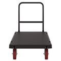 Cleaning Carts | Suncast Commercial PDPT3060 30.25 in. x 64.5 in. x 41 in. 1,600 lbs. Capacity Resin Platform Truck - Black image number 0