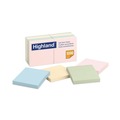 Labels | Highland 6549A 3 in. x 3 in. Self-Stick Notes - Assorted Pastel Colors (12 Pads/Pack) image number 0