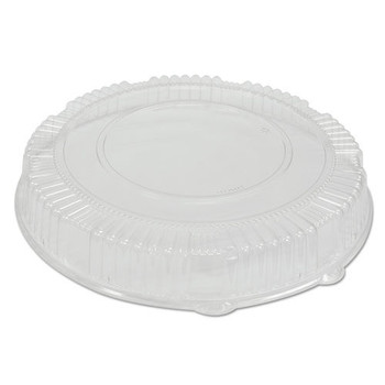 WNA WNA A18PETDM 18 in. Diameter x 2.75 in. Caterline Plastic Dome Lids - Clear (25/Carton)