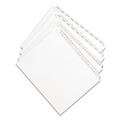Dividers & Tabs | Avery 82188 11 in. x 8.5 in. 26-Tab Allstate Style Preprinted Z Legal Exhibit Side Tab Index Dividers - White (25/Pack) image number 1