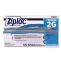 | Ziploc 682254 2-Gallon 2.7 mil. 13 in. x 15.5 in. Double Zipper Freezer Bags - Clear (100/Carton) image number 4