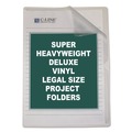 File Folders | C-Line 62139 Legal Size Deluxe Vinyl Project Folders - Clear (50/Box) image number 3