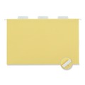File Folders | Universal UNV14219 1/5-Cut Tab Deluxe Bright Color Hanging File Folders - Legal Size, Yellow (25/Box) image number 2