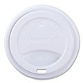 Cups and Lids | Karat C-KDL516W-PP Plastic Sipper Hot Cup Lids Fits 10 oz. to 24 oz. Hot Cups - White (1000/Carton) image number 0