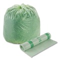 Paper Bags | Stout by Envision E4248E85 EcoSafe-6400 42 in. x 48 in. 0.85 mil. 48 Gallon Compostable Bags - Green (40/Box) image number 0