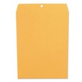 Envelopes & Mailers | Universal UNV42907 9.5 in. x 12.5 in. #12 1/2 Square Flap Clasp/Gummed Closure Envelope - Brown Kraft (100/Box) image number 2