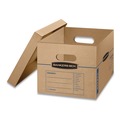 Boxes & Bins | Bankers Box 7714209 SmoothMove Classic 12 in. x 15 in. x 10 in. Moving/Storage Boxes - Small, Brown/Blue (15/Carton) image number 1