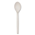  | WNA EPS003 7 in. EcoSense Renewable Plant Starch Cutlery Spoon (1000/Carton) image number 0
