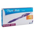 Pens | Paper Mate 35830 1.4 mm Profile Bold Retractable Ballpoint Pen - Purple Ink/Translucent Purple Barrel (1-Dozen) image number 0