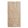  | Ross & Wallace Paper Products 100320500PK/BL 8.25 in. x 5.25 in. x 16.13 in. #20 Size Grocery Paper Bags - Kraft (500/Bundle) image number 2