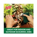 Sponges & Scrubbers | Scotch-Brite 226-5 3.8 in. x 6 in. Heavy-Duty Scour Pad - Green (5/Carton) image number 6