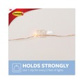 Hook & Loop Fasteners | Command 17026CLR-40ES 0.15 lbs. Capacity Plastic Decorating Clips Hooks and Strips - Clear (40 Clips and 48 Strips/Pack) image number 2