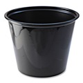 Food Trays, Containers, and Lids | Fabri-Kal 000000000009505146 5.5 oz. Plastic Portion Cups - Black (2500/Carton) image number 1