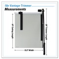 Arts & Crafts Supplies | Dahle 18E Vantage 15.5 x 18.75 Guillotine 15-Sheet Paper Trimmer/Cutter image number 3