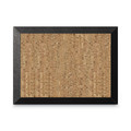 Bulletin Boards | MasterVision SF0422581012 24 in. x 18 in. Natural Cork Bulletin Board - Tan Surface/Black Wood Frame image number 0