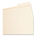 File Folders | Smead 14538 1/3-Cut Tabs Right 0.75 in. Expansion 2 Fasteners Letter Size Top Tab Fastener Folders - Manila Exterior (50/Box) image number 2