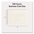 File Folders | Smead 68123 4.06 in. x 3 in. Top Load Self-Adhesive Poly Pockets - Clear (100/Box) image number 2