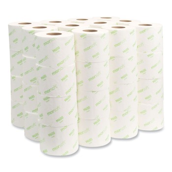  | Morcon Paper M600 Morsoft 2-Ply Septic-Safe Controlled Bath Tissue - White (600 Sheets/Roll, 48 Rolls/Carton)