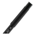 Pens | uni-ball 2013568 ONYX Fine 0.7 mm Stick Roller Ball Pen - Blue Ink Black/Blue Barrel (72/Pack) image number 6
