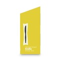 Cutlery | Dixie KM5W540 Grab'N Go Wrapped Cutlery Knives - Black (90/Pack) image number 4