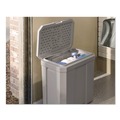 Office Filing Cabinets & Shelves | Suncast BMBX300D 23.75 in. x 15.75 in. x 23.75 in. 28 gal. Salt Box - Dove Gray image number 2
