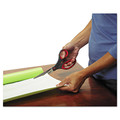 Arts & Crafts Supplies | Scotch 1448 8 in. Long 3.13 in. Cut Length Precision Scissors - Straight Gray/Red Handle image number 2