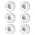 Office Presentation Supplies | Quartet 85391 0.45 in. Diameter Glass Magnets - Large/Clear (6/Pack) image number 0