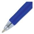 Pens | uni-ball 65941 Signo 0.7 mm Retractable Gel Pen - Blue Ink/Silver/Blue Barrel/Medium (1-Dozen) image number 6